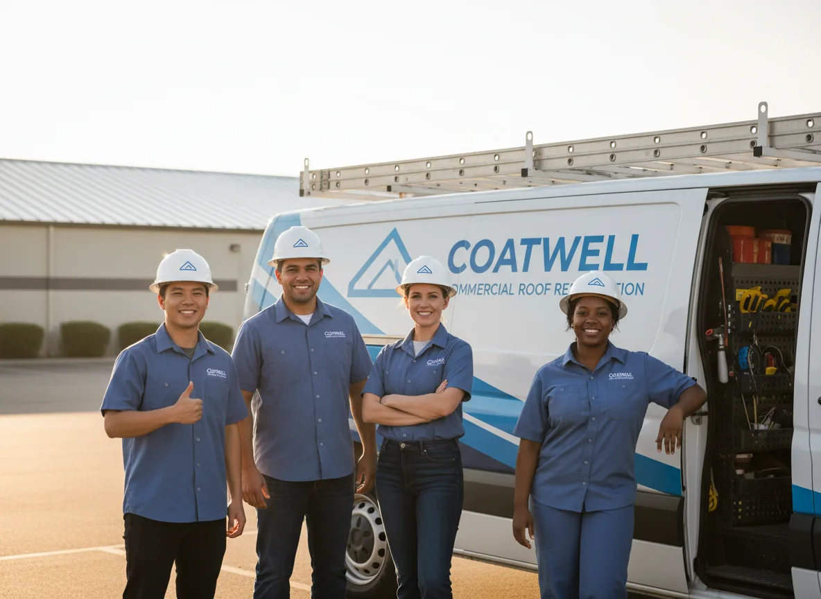 Commercial roof coating company in Wilsons, VA